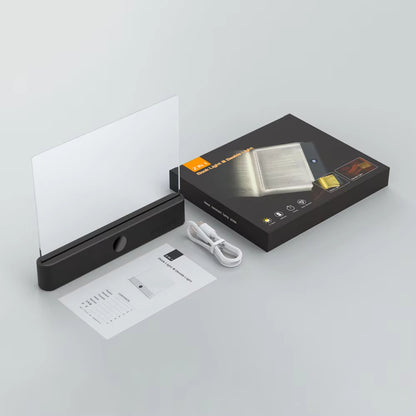 Rechargeable LED panel reading light